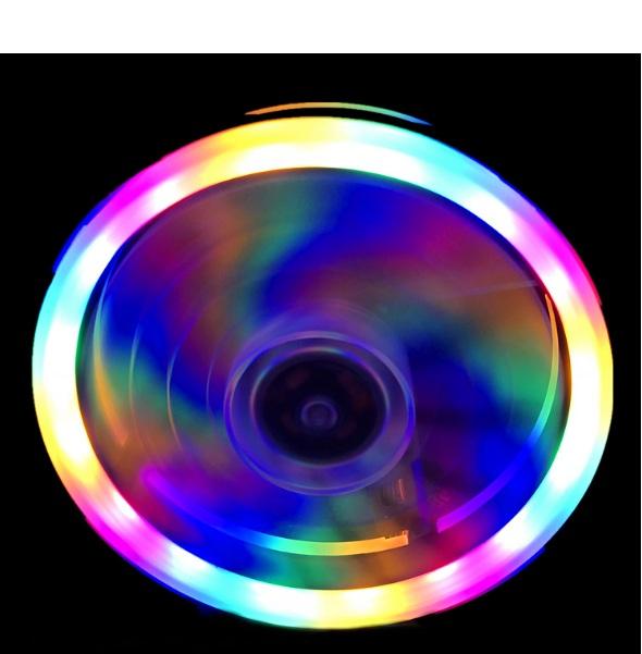Quạt tản nhiệt Case 12cm cắm trực tiếp LED 7 màu cố định Rainbow M3