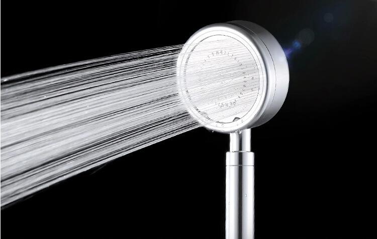 Đầu vòi hoa sen tăng áp Inox + Tặng kèm dây - Kmart