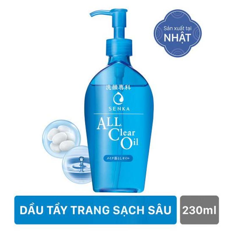 Dầu Tẩy Trang Sạch Sâu Dành Cho Da Dầu Senka All Clear Oil 230ml cao cấp