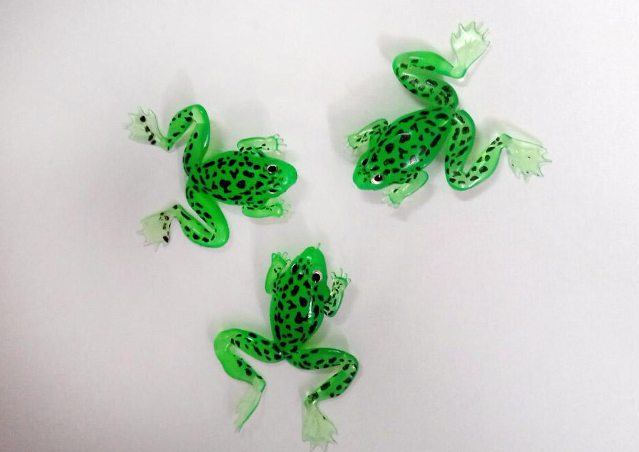 [HCM]Bộ 3 Con Nhái Mềm Không Lưỡi Câu Lure Hàng Đẹp