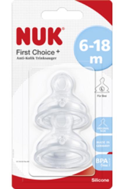 Núm Nuk Bình cổ rộng cho bé trên 6 tháng- Xách tay Đữc