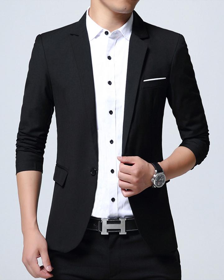 [HCM]Áo vest nam kaki thời trang Hàn Quốc ( đen )