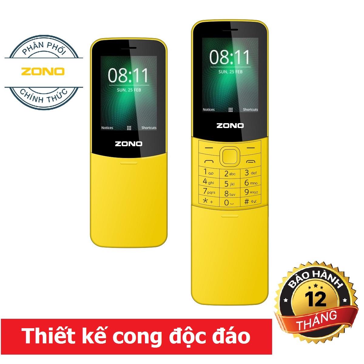 Điện thoại di động ZONO N8110 2.4 inch, 2 Sim - Vàng