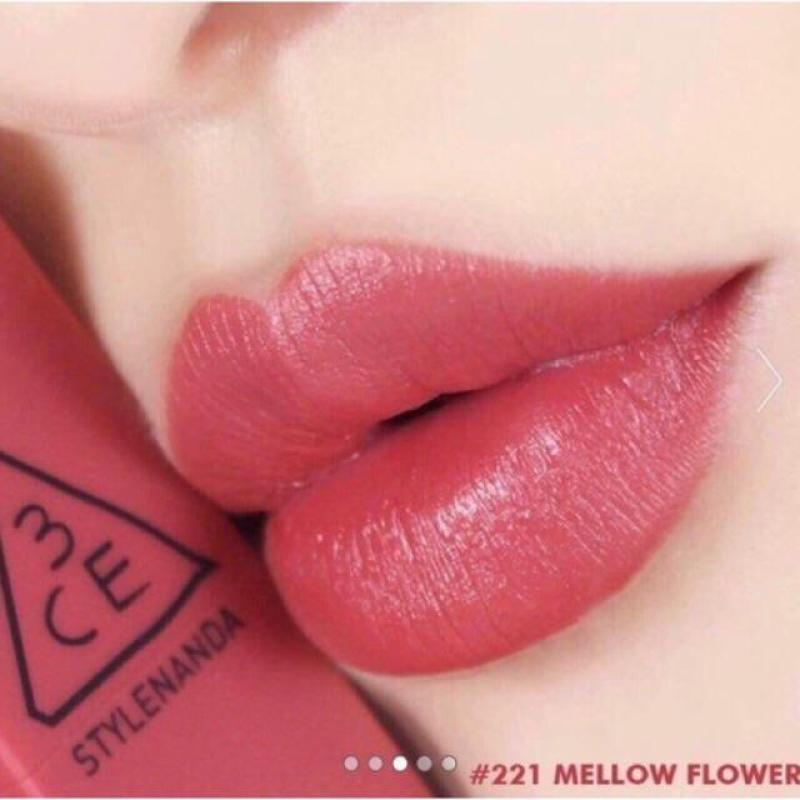 Son 3CE Mood màu 221 Mellow flower #Hồng đất siêu siêu đẹp cao cấp