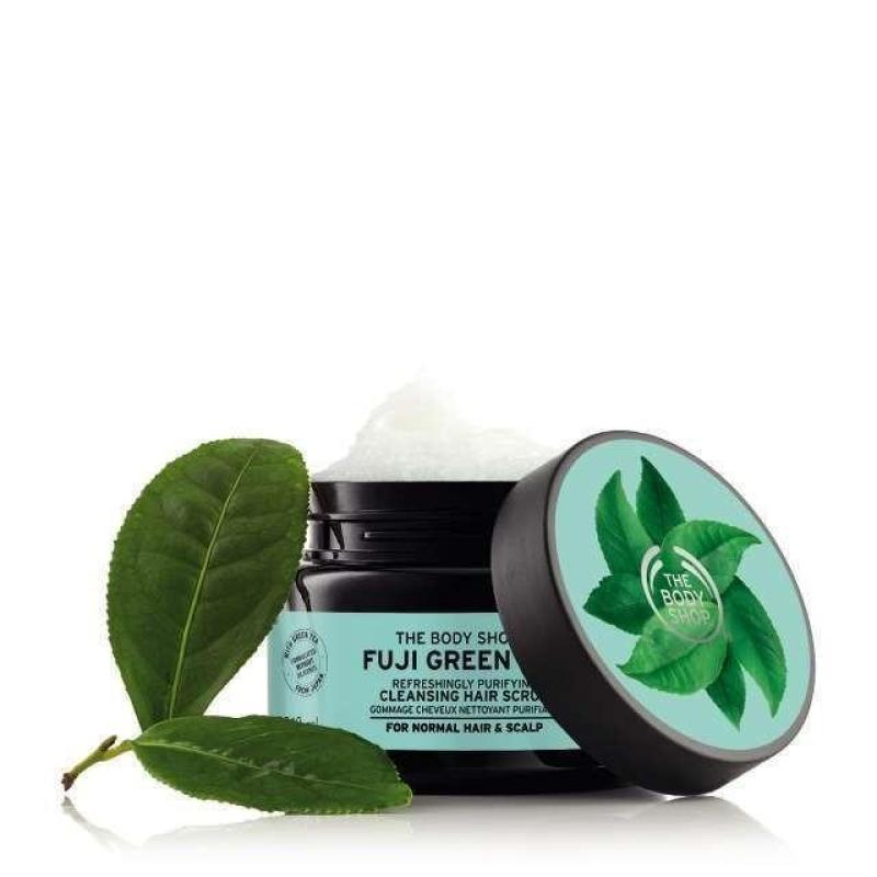 Tẩy tế bào chết da đầu The Body Shop Fuji Green Tea Cleansing Hair Scrub 240ml