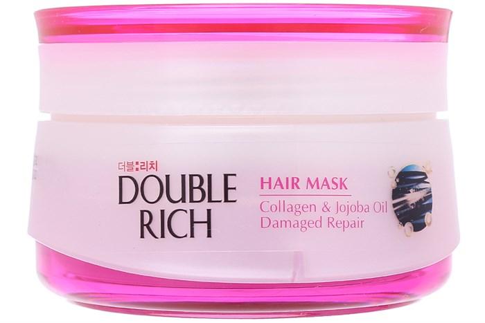 Kem ủ Double Rich Collagen và Jojoba oil Phục hồi tóc 150g Hồng