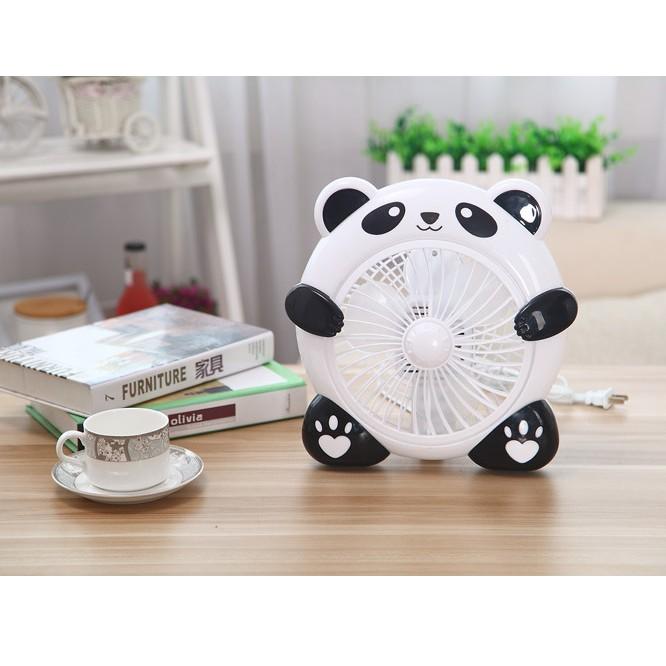 [HCM]Quạt để bàn mini hình Gấu Trúc