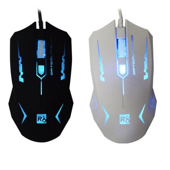 Chuột Chuyên Game R8 1616 Đèn Led 7 Màu