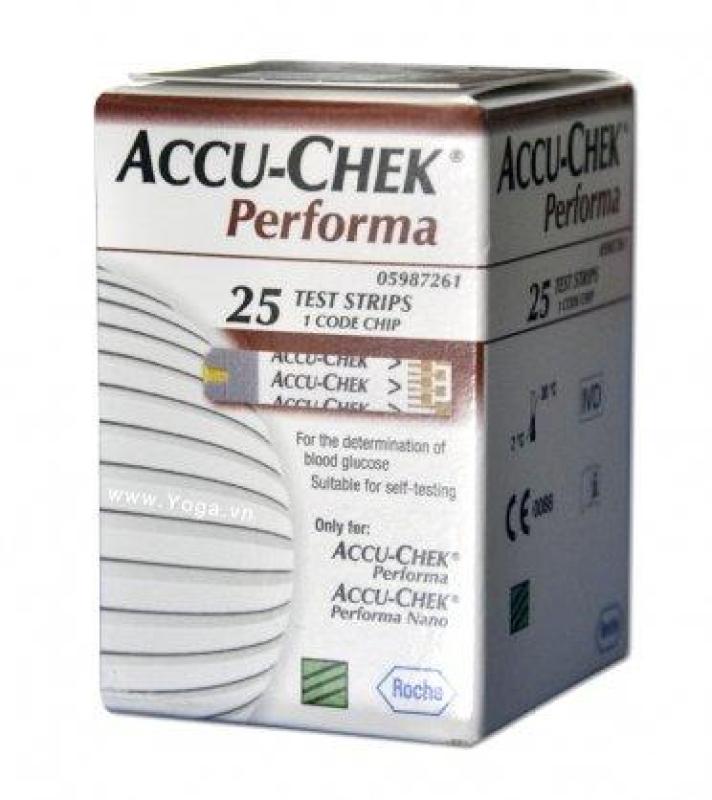 Hộp 25 que thử đường huyết Accu-Check Performa