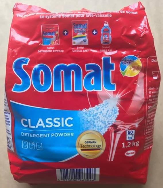 Bột Rửa Chén Bát Somat1,2kg Đức- viên, viên muối bóng, finish, alio