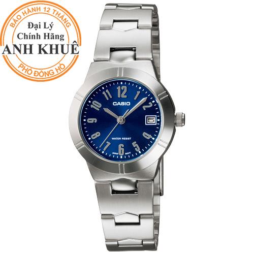 Đồng hồ nữ dây kim loại casio anh khuê ltp-1241d-2a2df