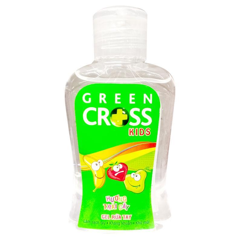 Gel rửa tay Green cross kids hương trái cây chai 100ml