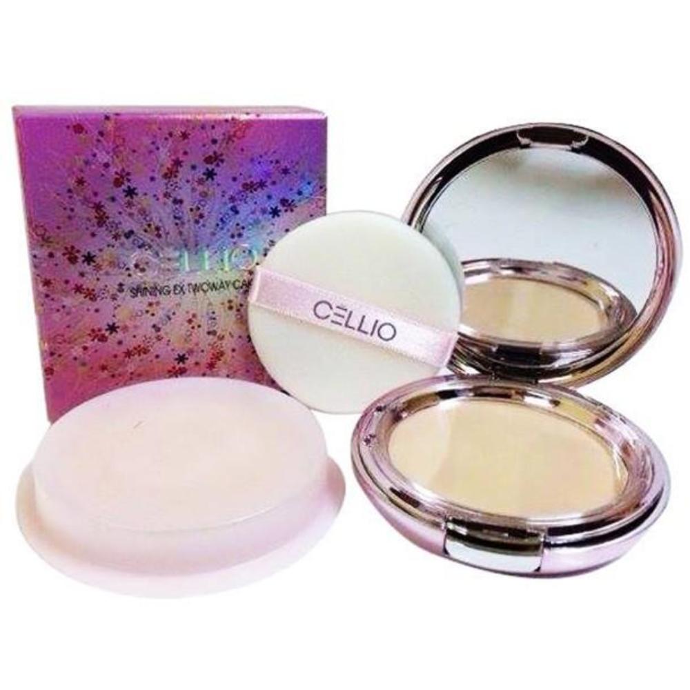 Phấn trang điểm Celilo Shining Ex Twoway Cake Hàn Quốc 12g