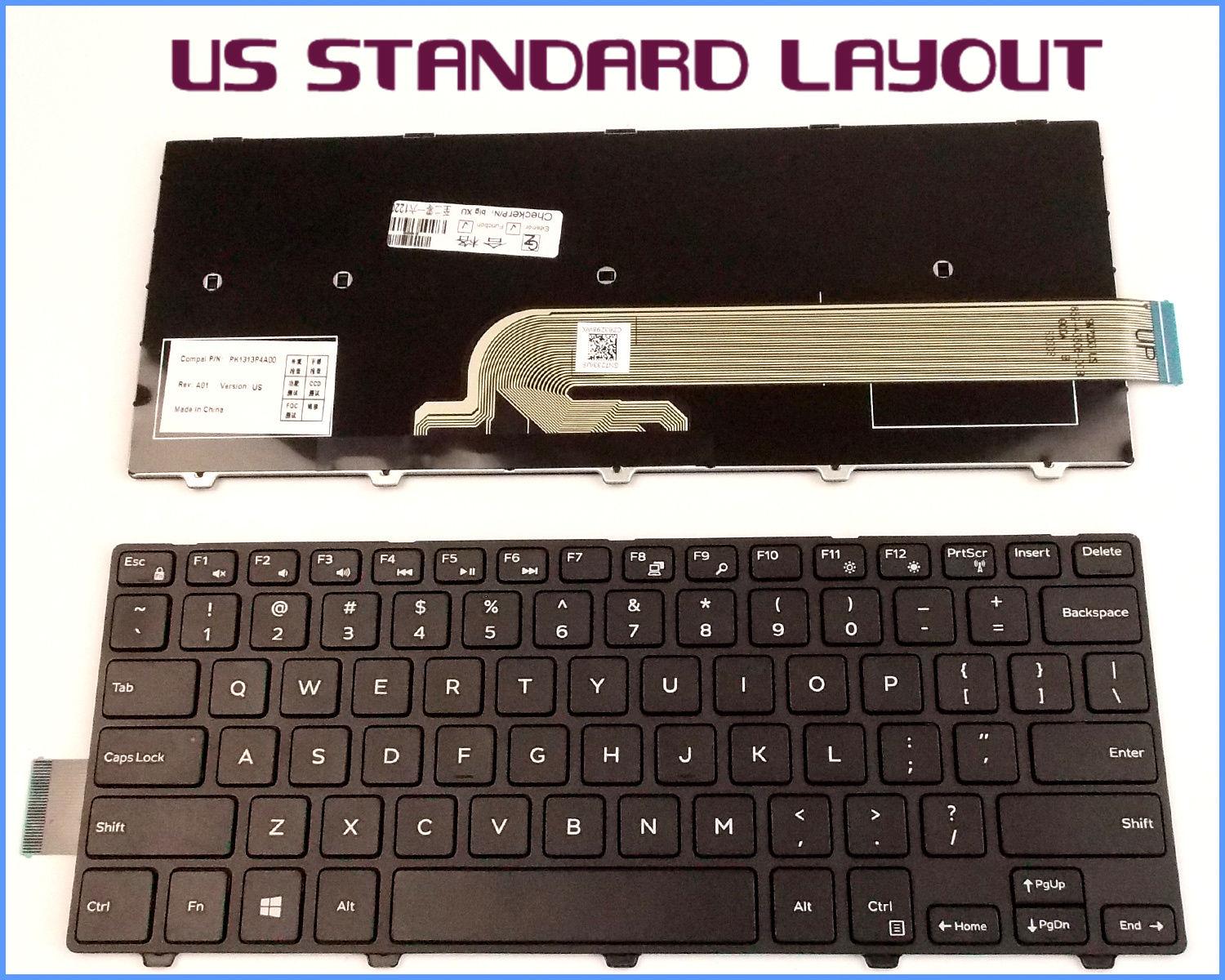 BÀN PHÍM LAPTOP DELL Inspiron 14-3441 3442 3443 3445 3446 3451 3452 3458 3459 5442 5443 5445, Latitude 3450 Inspiron 5447 5448 5451 5455 5458 5459 7447, Vostro 14 3449 14 3467 3468 14 5000 14 5468 - HÀNG LOẠI TỐT