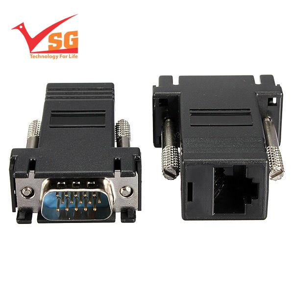 1 đầu chuyển đổi vga to lan