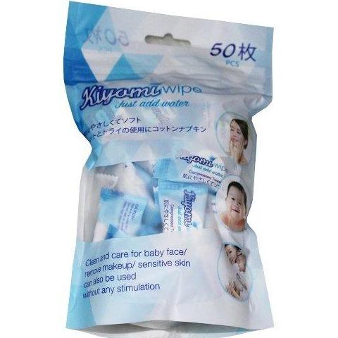 Túi Khăn nén đa năng Kiyomi Nhật Bản 50 Viên Kẹo