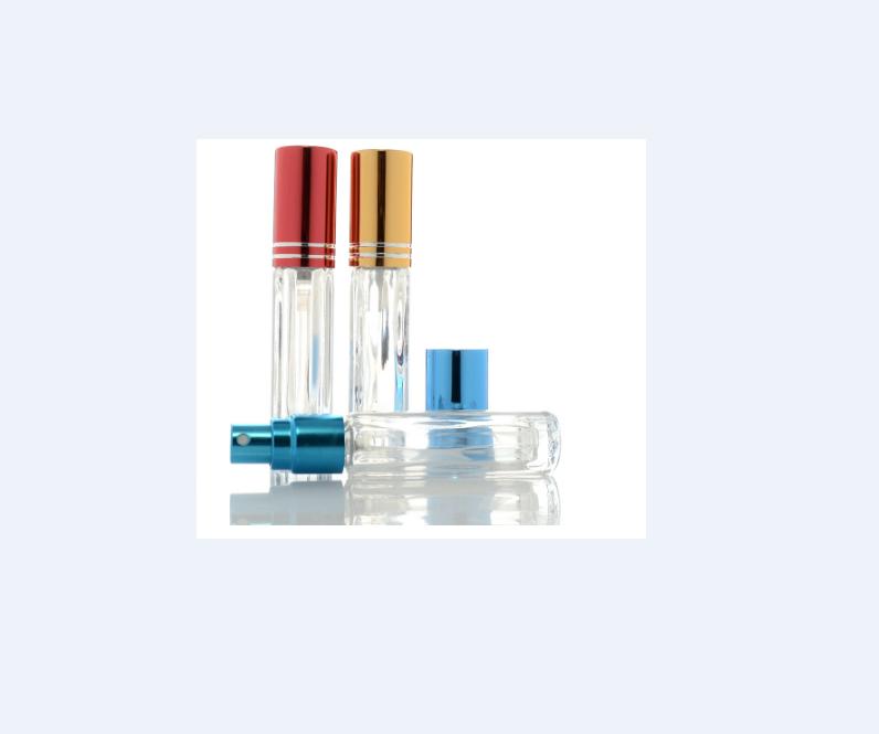 Combo 10 chai chiết nước hoa 3ml thủy tinh nắp màu trộn - không chứa dung dịch