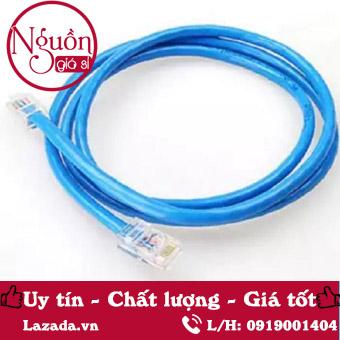 Dây cáp mạng cat5e utp bấm sẵn 2 đầu 10m màu xanh