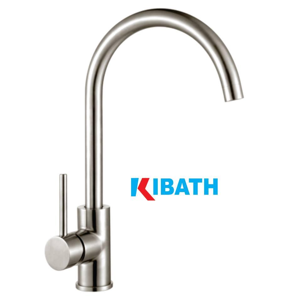 Vòi rửa chén nóng lạnh inox 304 mờ