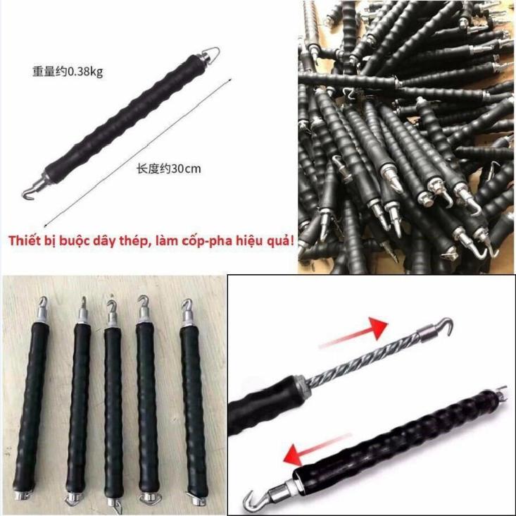 Móc xoáy buộc thép siêu tốc tự động cầm tay