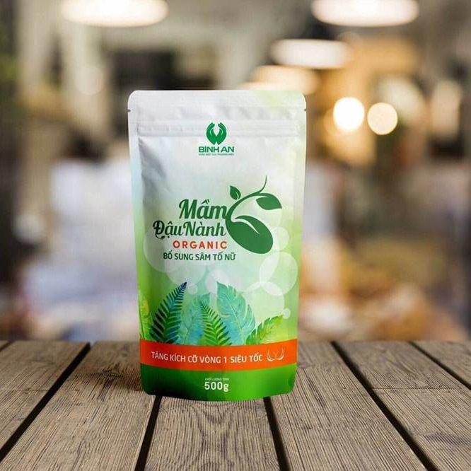 Mầm đậu nành Organic Bình An tăng cường sinh lý nữ 500G