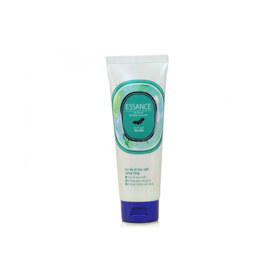 Gel tẩy tế bào chết dưỡng trắng Essance Sea Mineral Whitening Facial Scrub 80g Xanh