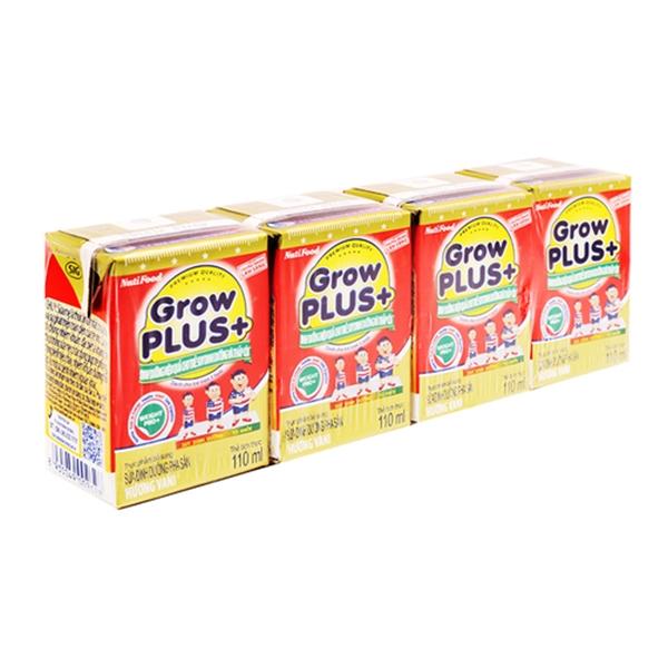 Thùng sữa bột pha sẵn Nuti GrowPlus+ 110ml