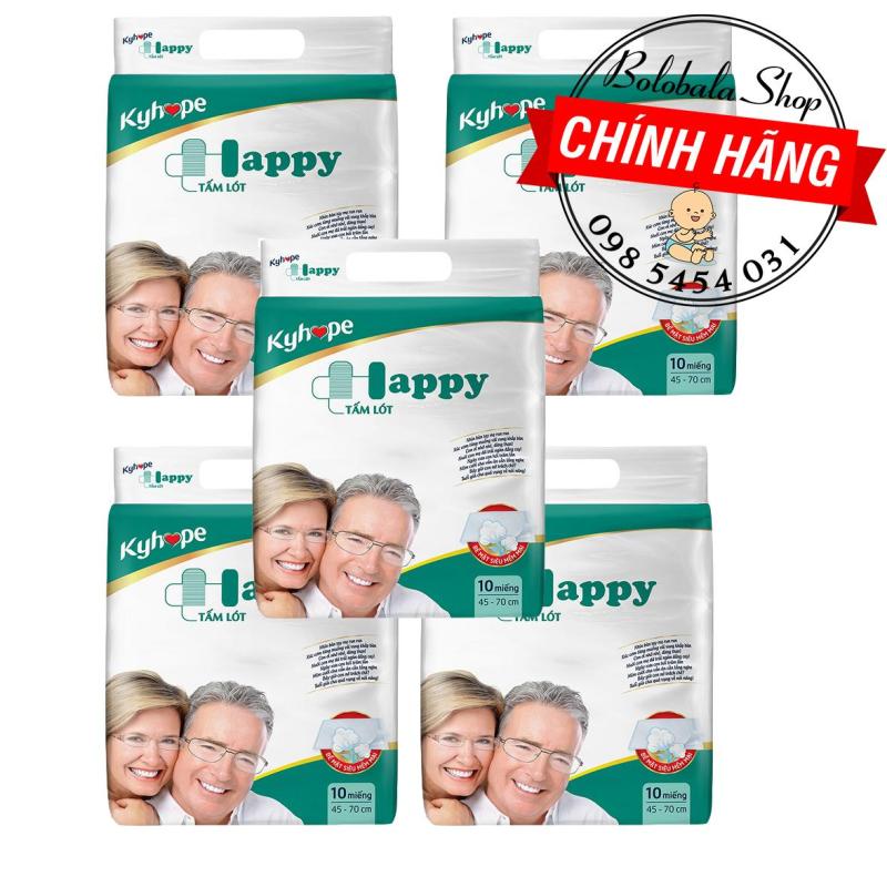 Combo 5 Tấm lót Kyhope Happy người già Size M/L 10 Miếng tốt nhất