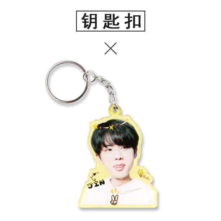 Móc khóa nhựa jin bts