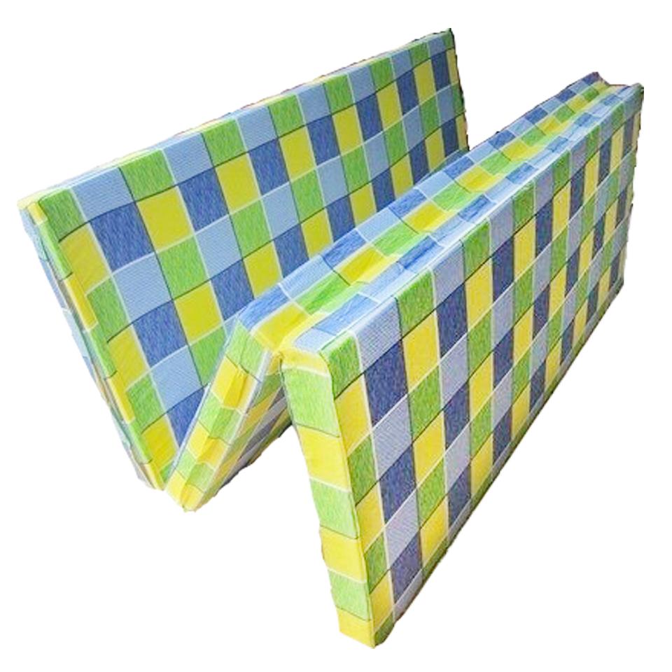 Nệm pe 1m55x1m95x5cm nệm hàn quốc gấp 3 korea giao màu ngẫu nhiên
