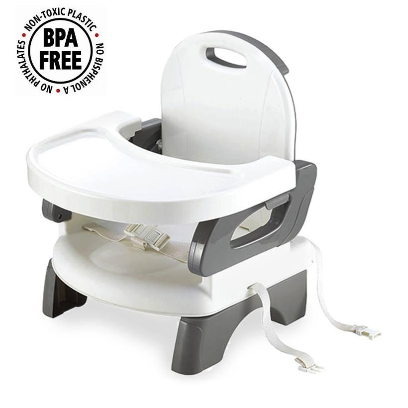Ghế ăn dặm mastela 07330 màu ghi 07331 màu hồng