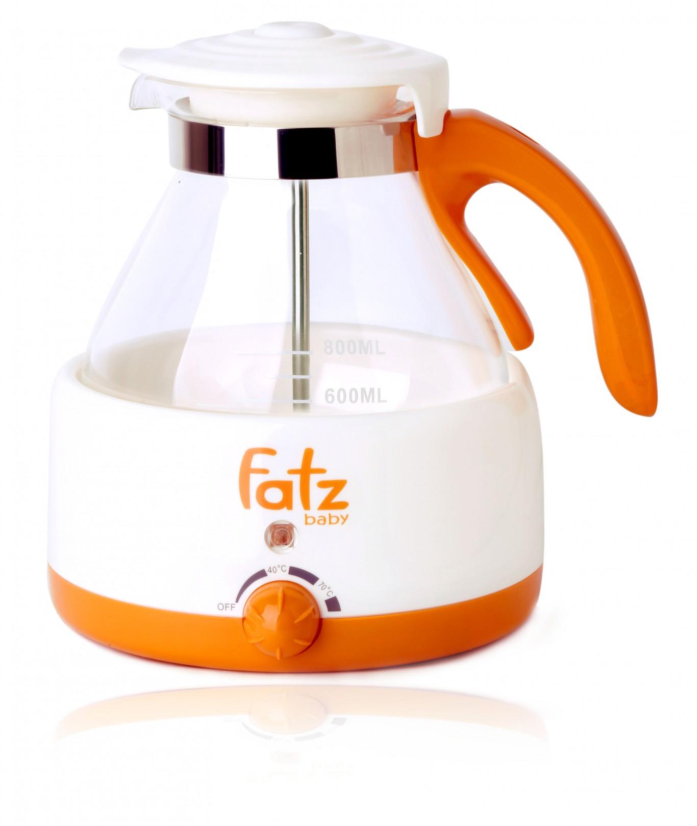 Máy hâm nước pha sữa có nhiệt kế 800ml fatzbaby fb3005sl