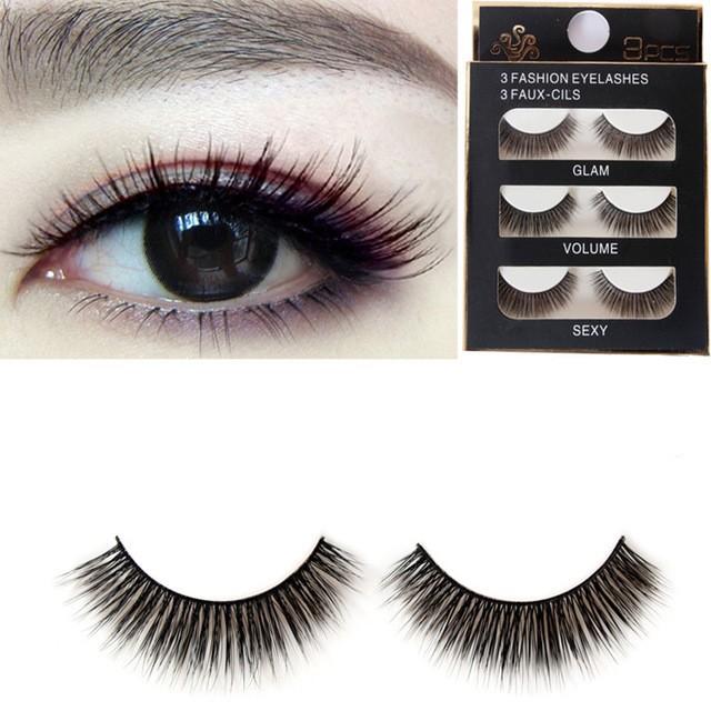 [HCM]Mi Giả Lông Chồn 3D 3PCS 3 Fashion Eyelashes (3 cặp)