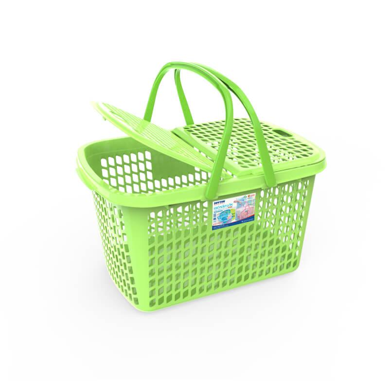 [HCM]Giỏ  nhựa đựng đồ  có nắp Duy Tân cỡ Lớn