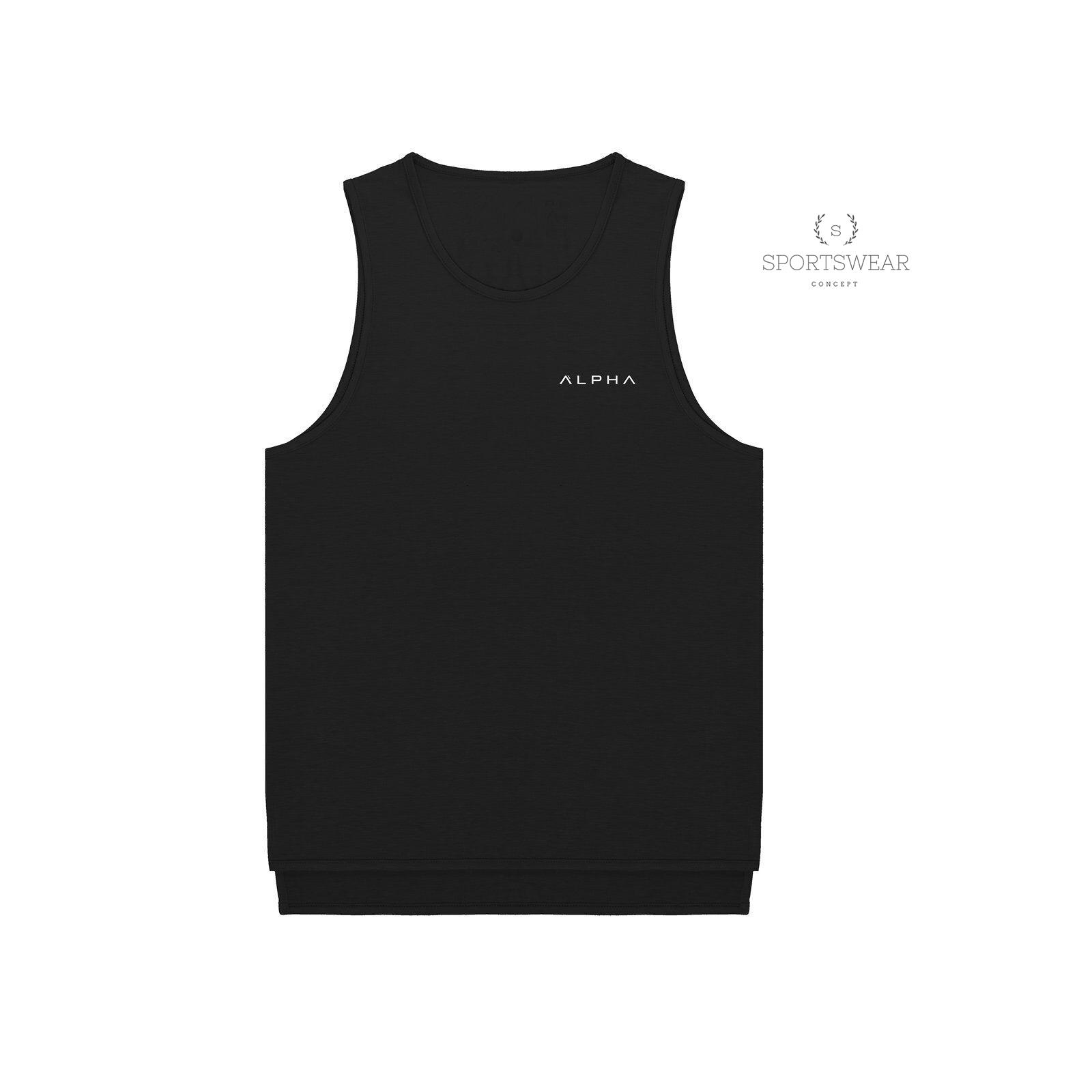 Áo ba lỗ tập gym nam alpha Ver2