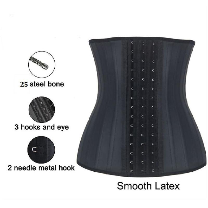 Gen đai nịt bụng định hình Latex 25 xương thép cao cấp - chiều cao 29 cm