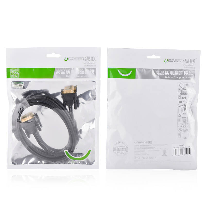 Cáp chuyển DVI-I (24+5) sang cổng VGA, dài từ 1-5m UGREEN DV102 Cáp chuyển DVI-I (24+5) sang cổng VGA, dài từ 1-5m UGREEN DV102