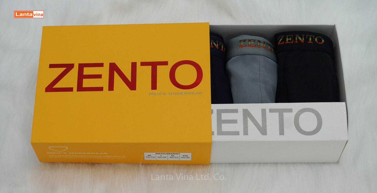 Combo 3 quần lót nam cao cấp Zento