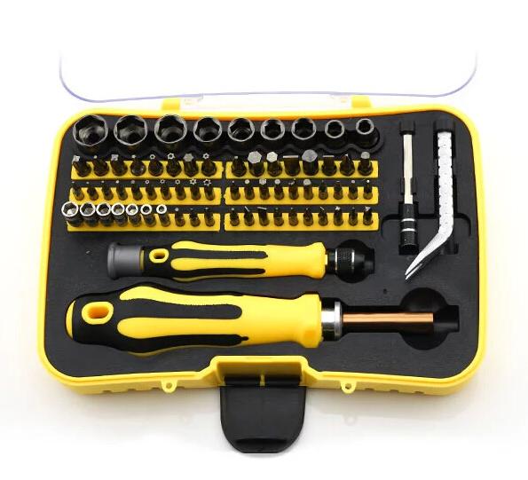 Bo van vit da nang, tô vít lục giác - Bộ dụng cụ đa năng 70 chi tiết có tua vít + đầu khẩu . Mua Bộ dụng cụ vặn ốc vít tiện lợi giá cực sốc. 1096 Bảo hành 1 đổi 1 Toàn Quốc