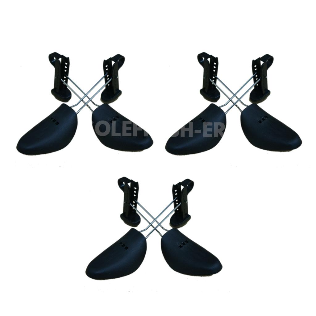 3 đôi cây giữ phom giày tự điều chỉnh size, giữ form giày nhựa, shoetree