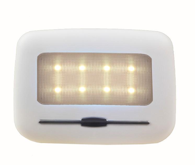 Đèn LED dán trần xe hơi - ánh sáng vàng, pin sạc, cổng USB, có nam châm cố định đèn