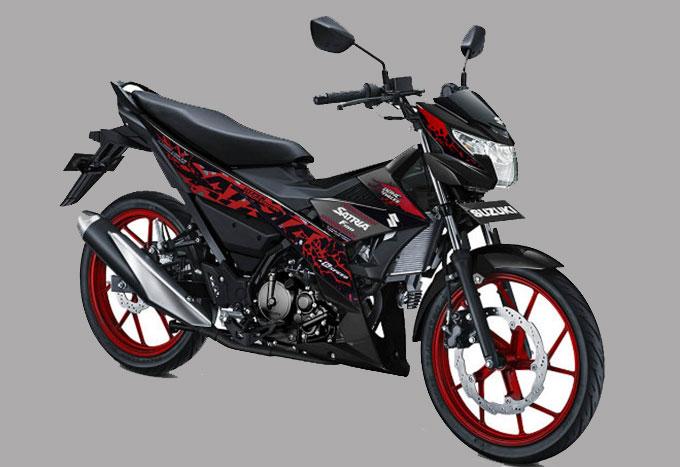Xe tay côn suzuki satria 2019 - đỏ đen