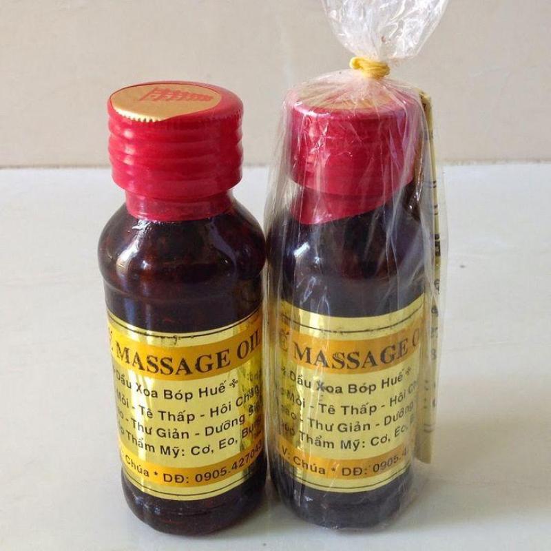 2 dầu xoa bóp massage Huế ( loại đặc biệt , 2 chai thủy tinh x 60ml ) MIỄN SHIP khi mua từ 3 sản phẩm nhập khẩu
