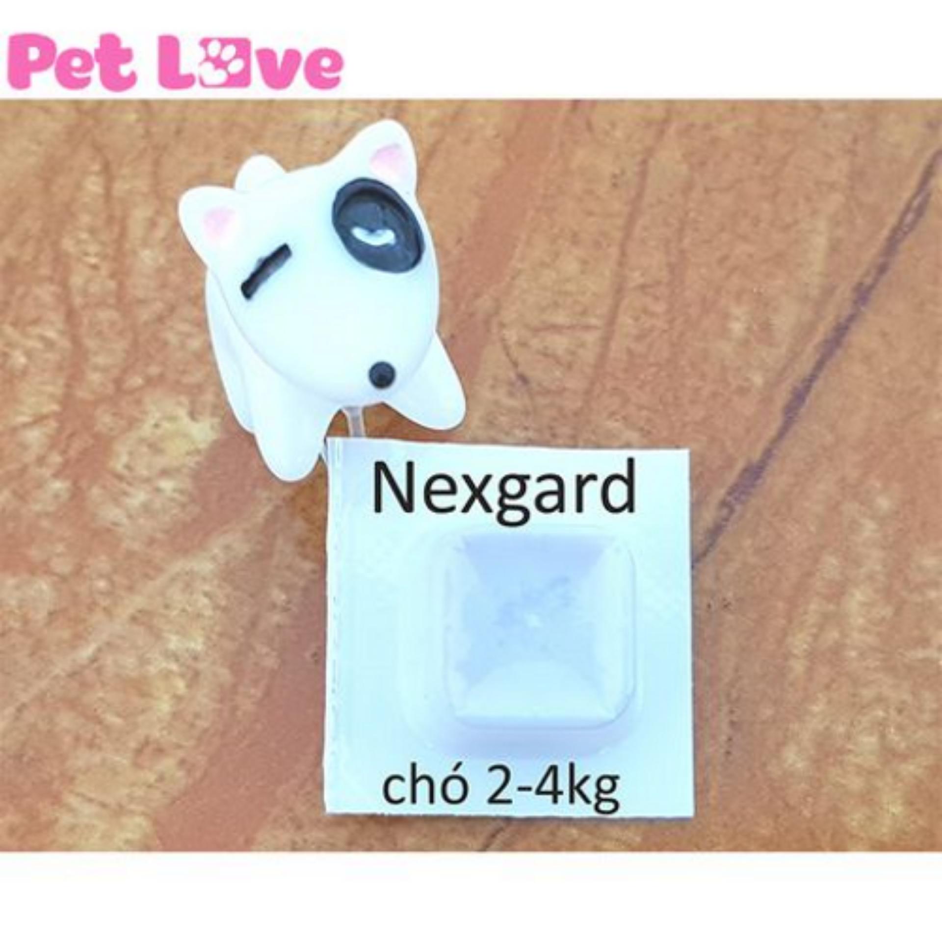 1 viên NexGard diệt ghẻ, viêm da, ve rận (chó 2 - 4kg)