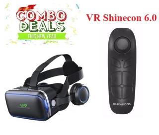 Kính Thực Tế Ảo VR Shinecon 6.0 tặng tay cầm chơi game bluetooth 3.0 thumbnail