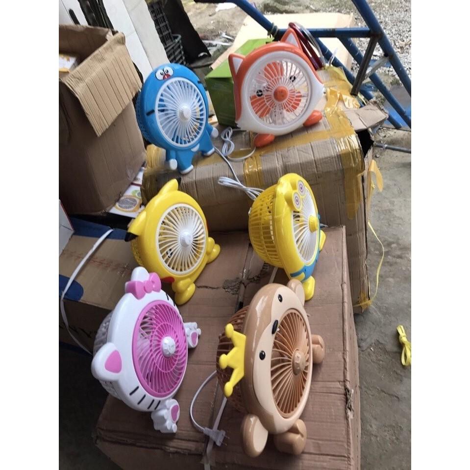 Quạt tản gió mini con thú