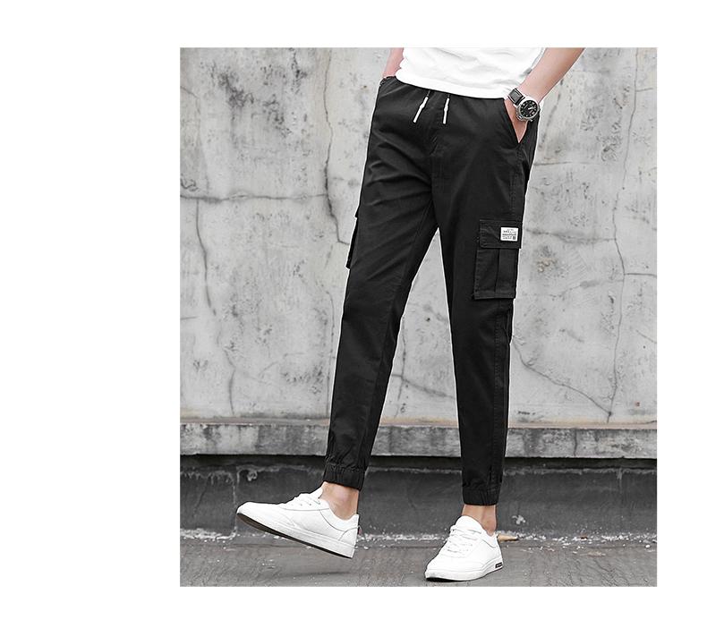 Quần jogger kaki nam đứng dáng túi hộp – hàng cao cấp New