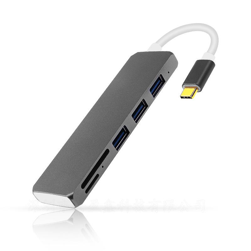 Hub chuyển usd, đọc thẻ nhớ dây type C Macbook