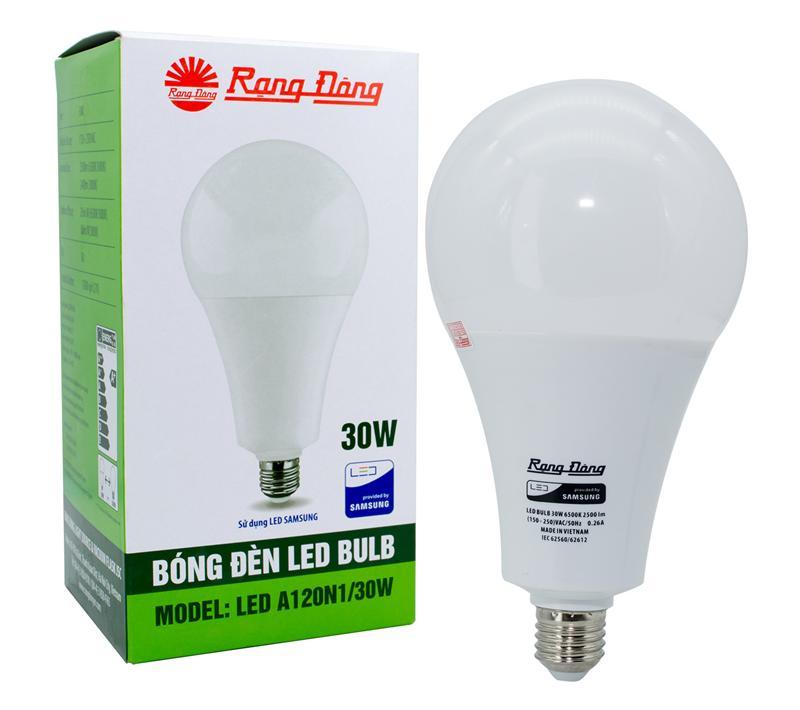 Bóng đèn LED bulb Rạng Đông 30W ChipLED SAMSUNG