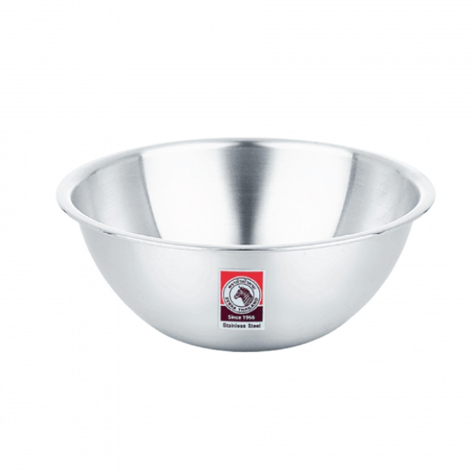 Thau trộn inox Zebra thái Lan 30cm-135030. Nhập khẩu Thái Lan, inox 304 cao cấp siêu bền, tuyệt đối an toàn cho sức khỏe